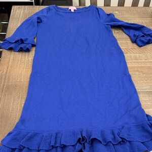 Lilly Pulitzer Vibrant Blue Knit Dress